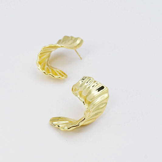 The Luna Luxe Leaf Earrings