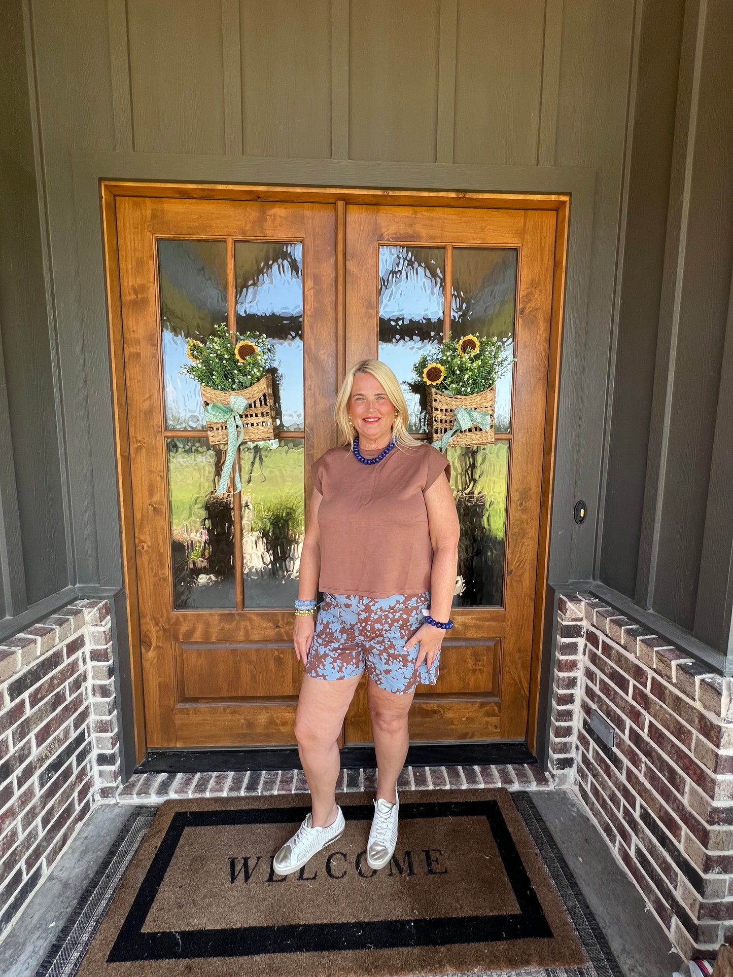 The Dawn Cow Print Shorts