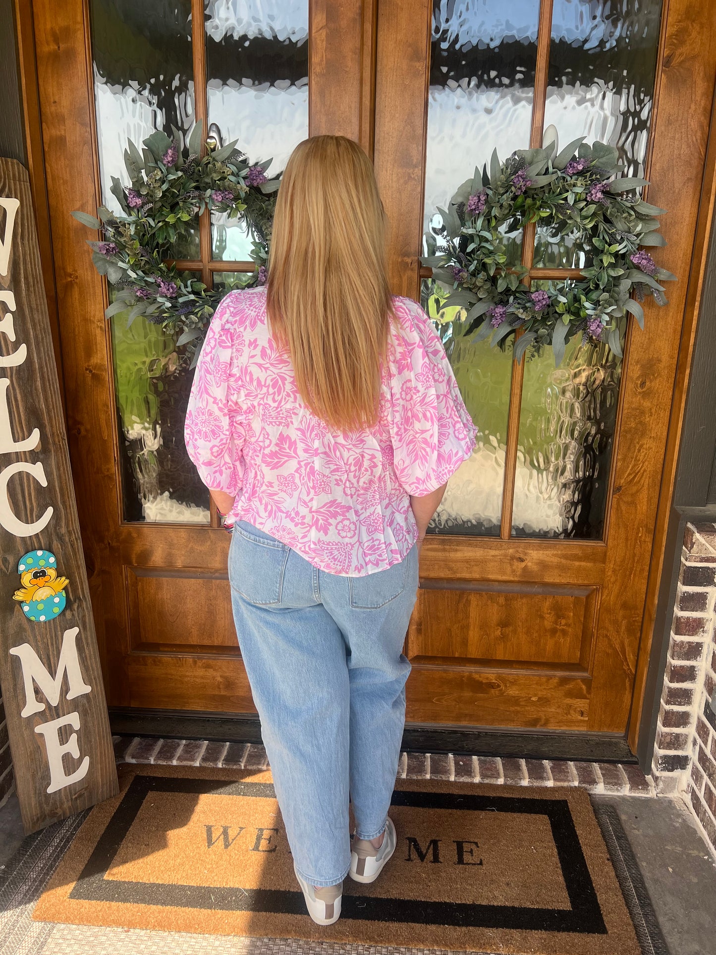 The Paisley Pink Floral Top