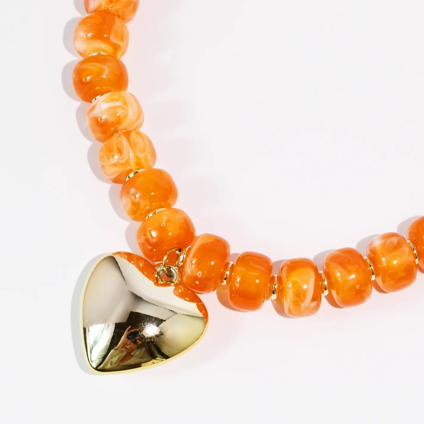The Penny Orange Beloved Necklace