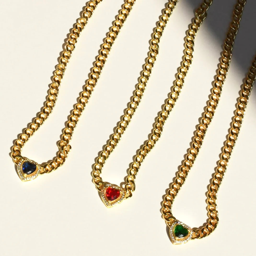 Best One Yet Green Heart Necklace