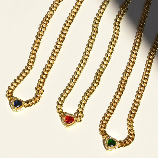 Best One Yet Green Heart Necklace