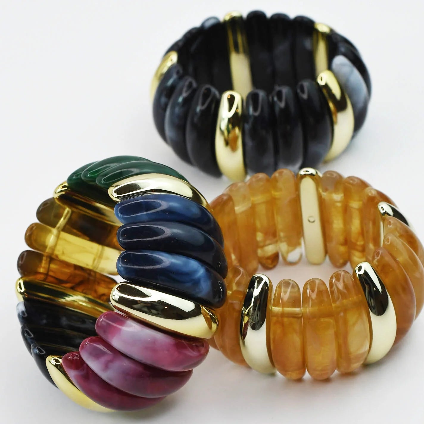 Multicolor Radiance Glow Stretch Bracelet