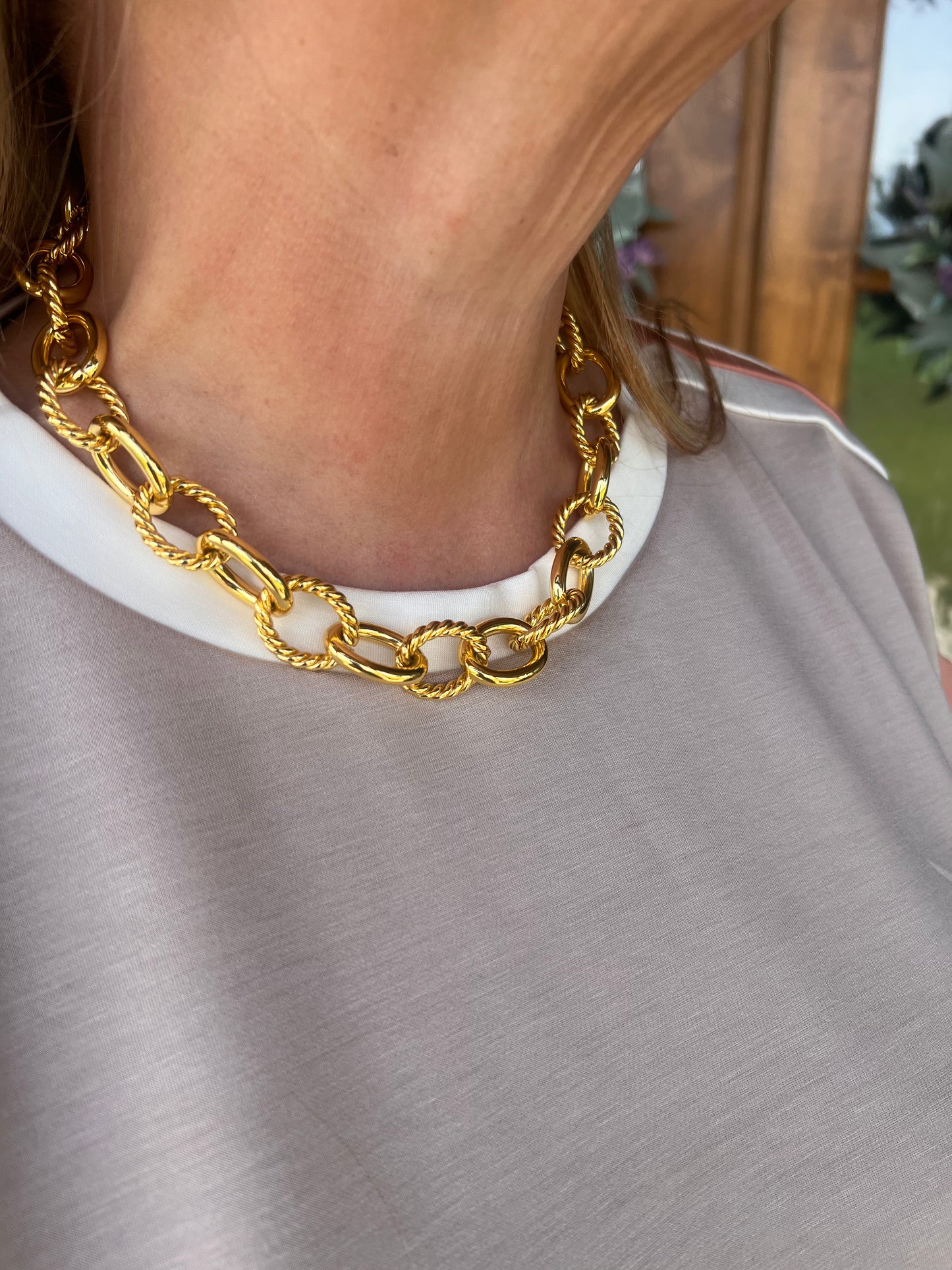 The Shelby Demi Fine Chucky 18k Gold Plated Necklace