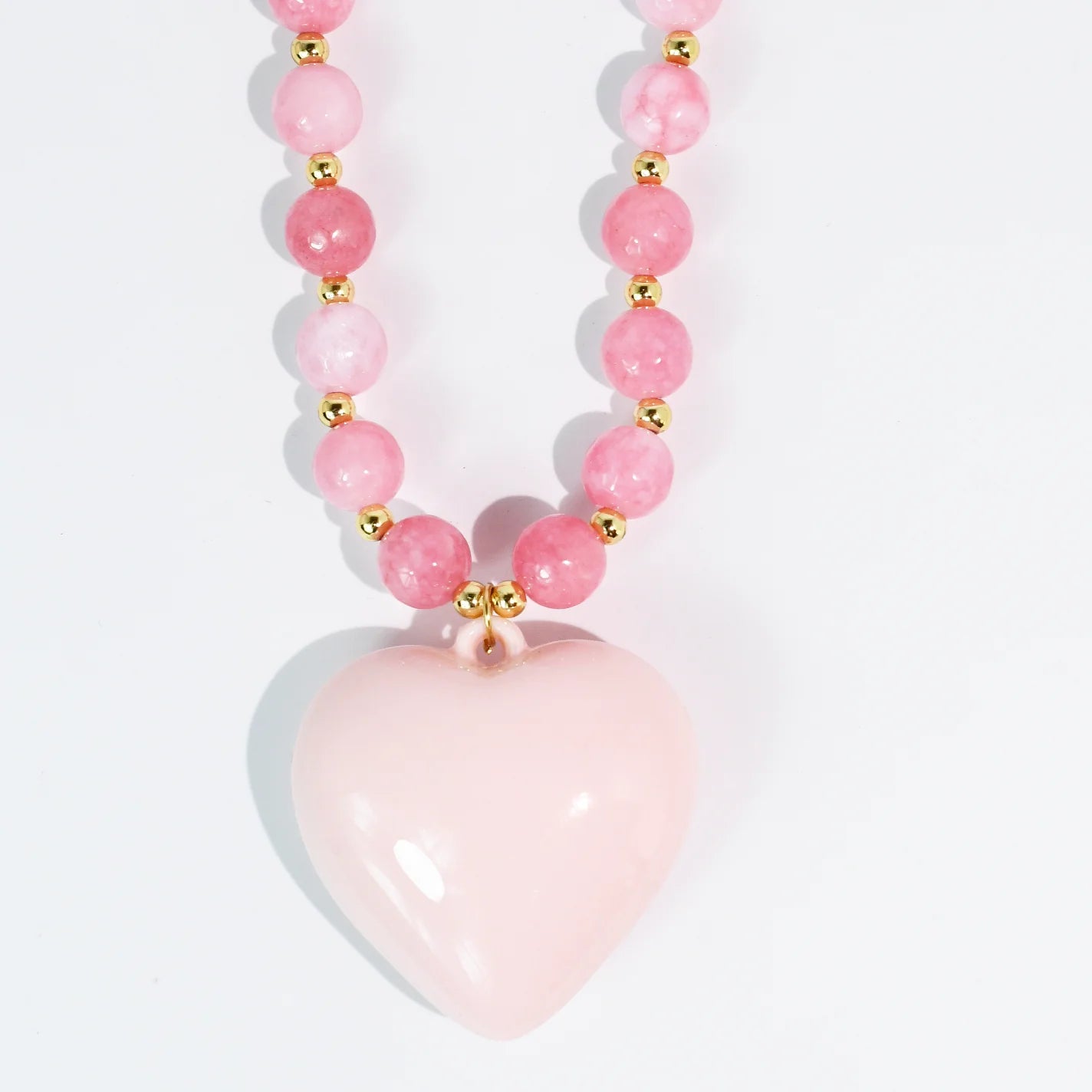 The Millie Sweet Rose Heart Necklace
