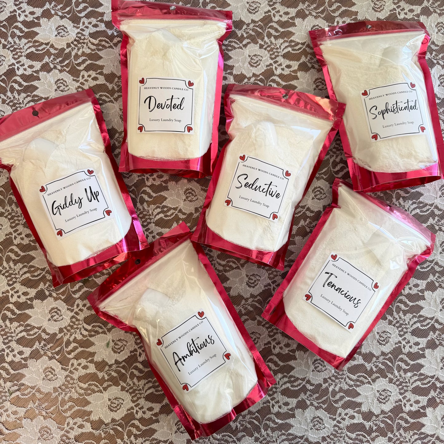 Luxury Laundry Soap Tub With A Scooper– Scented Powder Detergent