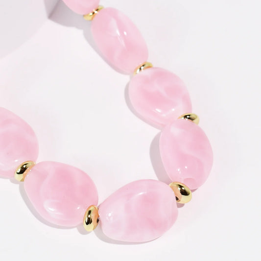 The Lily Pink Muse Necklace