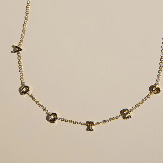 The Reveille Gold Aggies Necklace
