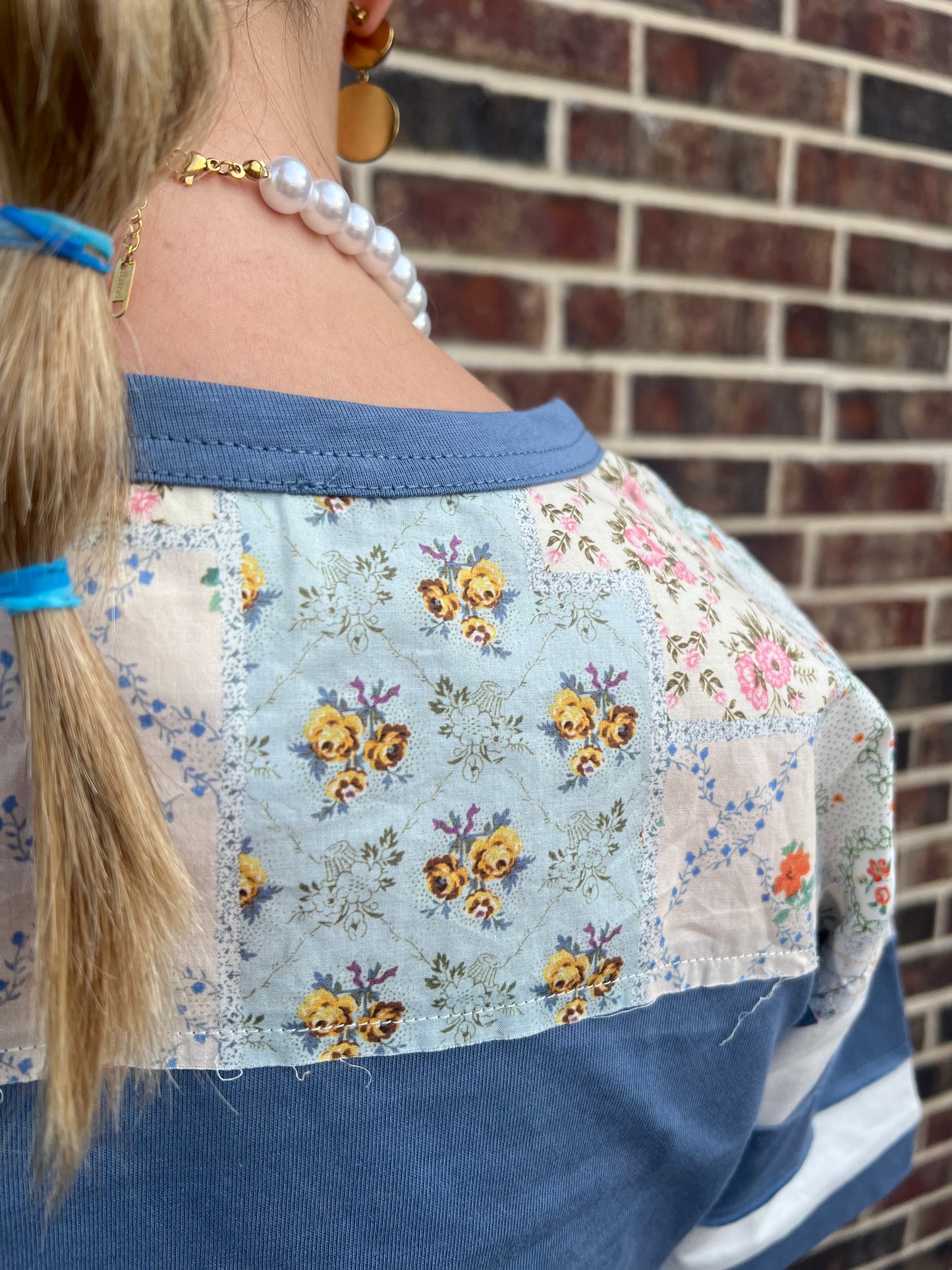 The Kylie Floral Print Texas Top