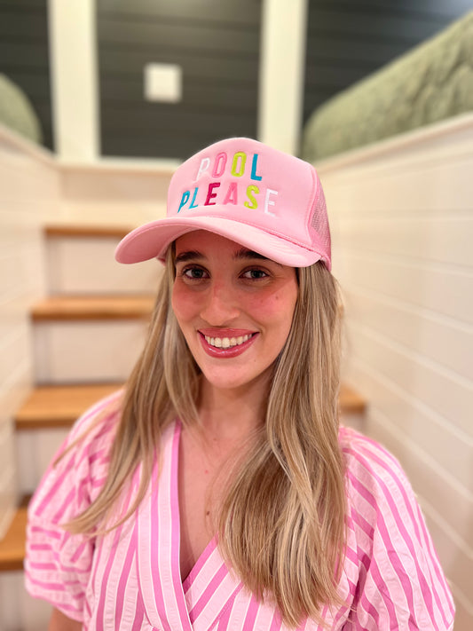 Pool Please Trucker Hat